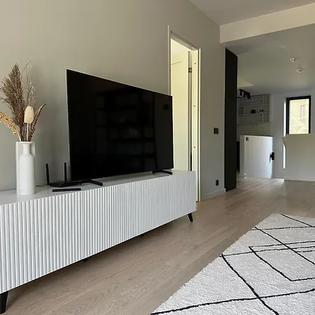 Brand New With Balcony And Free Parking Apartment *
